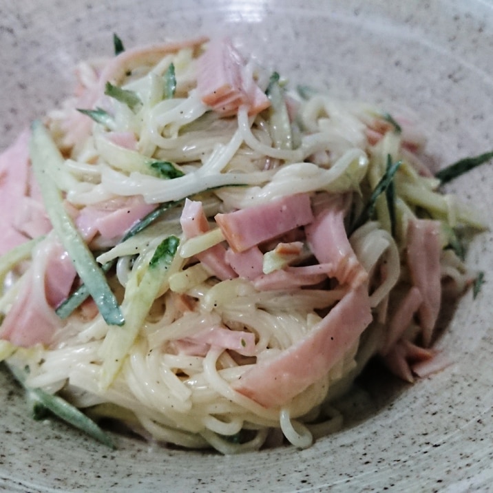 暑い日に食べたいそうめんサラダ!